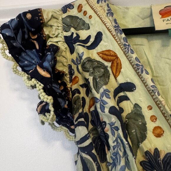 FARM Rio Ocean Tapestry Maxi Dress Size Small - Picture 16 of 16